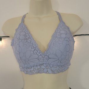 Aerie Blue Floral Bra